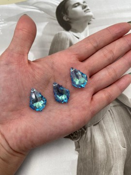 Кристалл SW "Baroque" Aquamarine AB